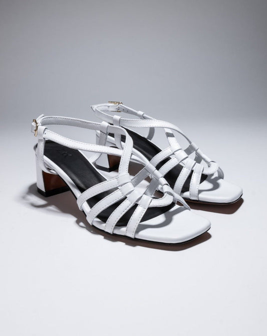BASKET HEEL White - LAX