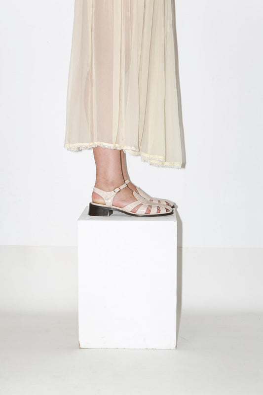 BAT - GALIM Cream Croc - LAX