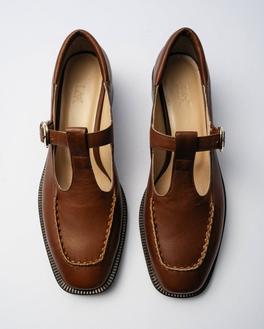 FALCON T - BAR Cognac brown - LAX