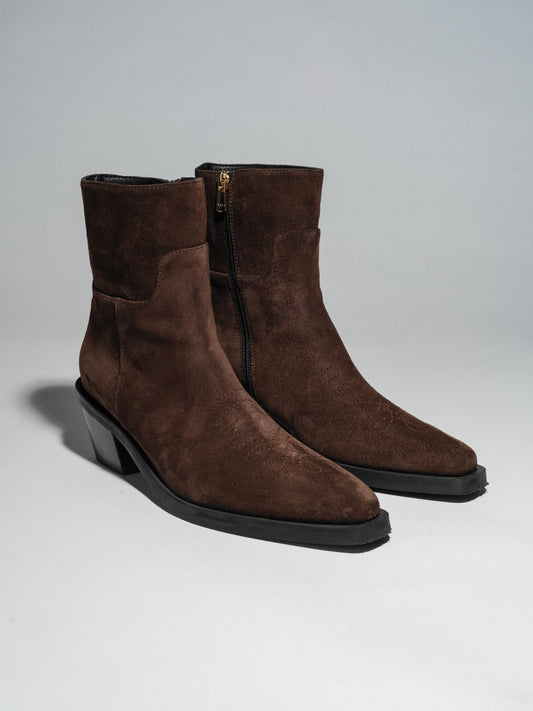 ARUJU Brown suede - LAX