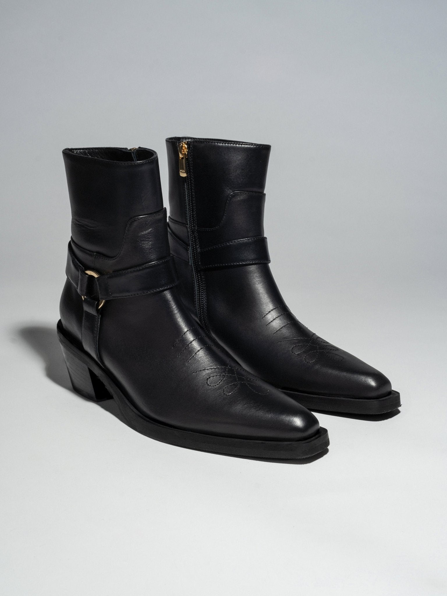 ARUJU RIDER BOOT Black - LAX