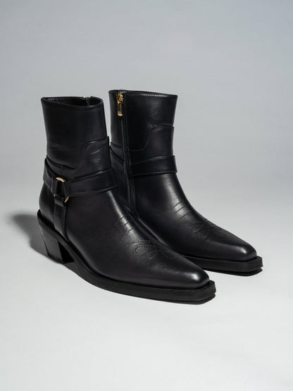 ARUJU RIDER BOOT Black - LAX