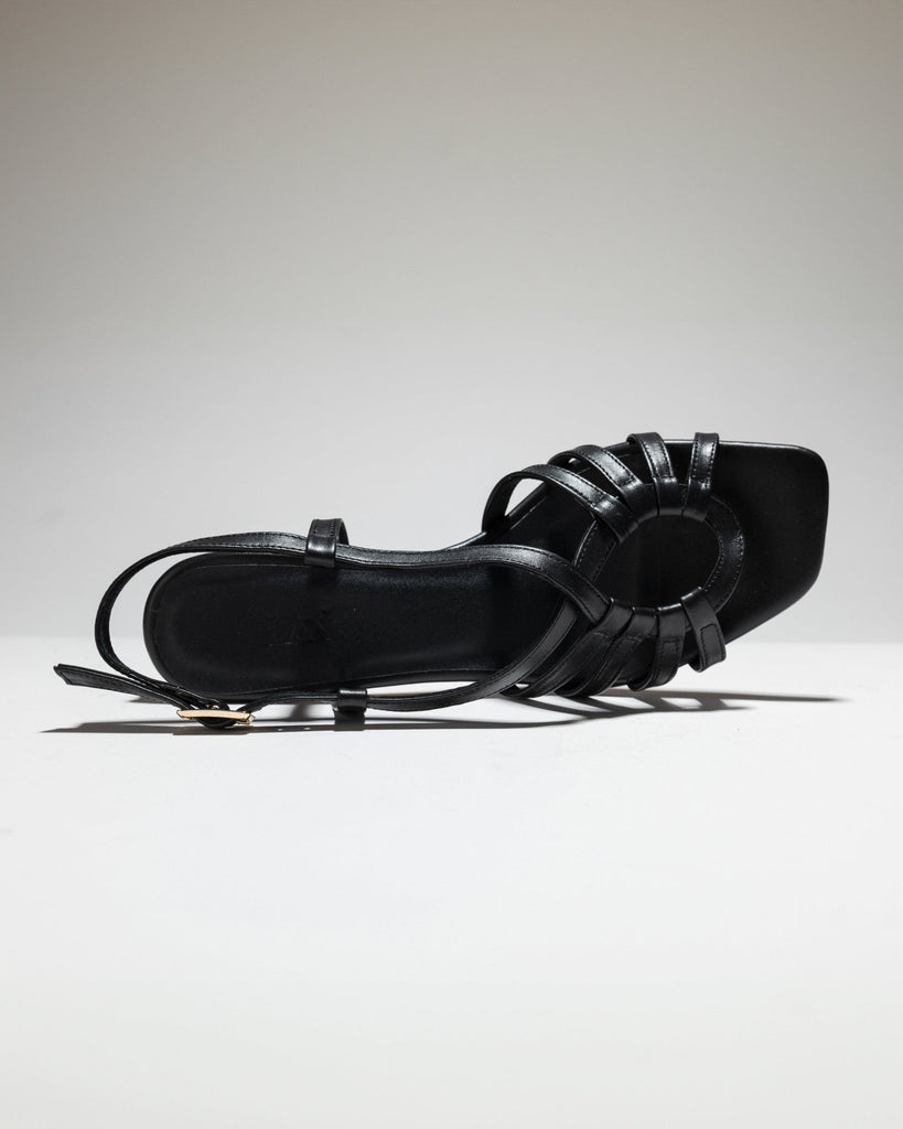 BASKET HEEL Black - LAX