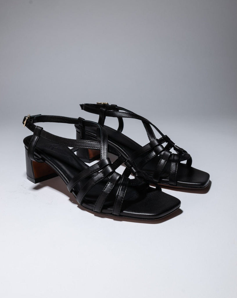 BASKET HEEL Black - LAX