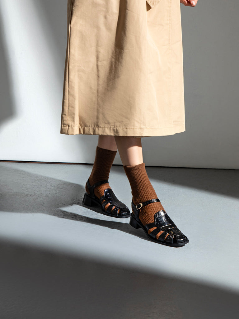 BAT - GALIM Black Croc - LAX