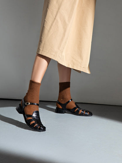 BAT - GALIM Black Croc - LAX