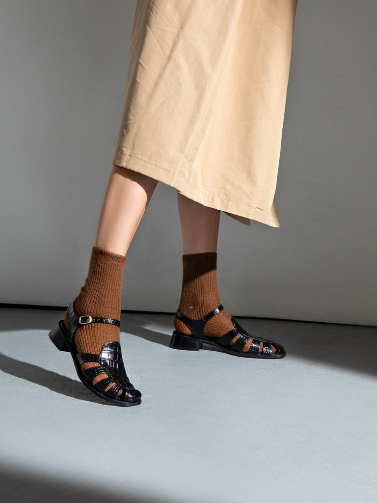 BAT - GALIM Black Croc - LAX
