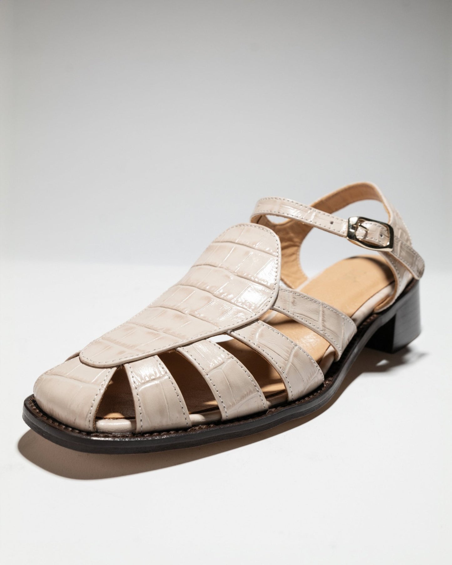 BAT - GALIM Cream Croc - LAX