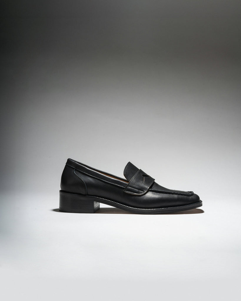EAGLE PENNY LOAFERS Black - LAX
