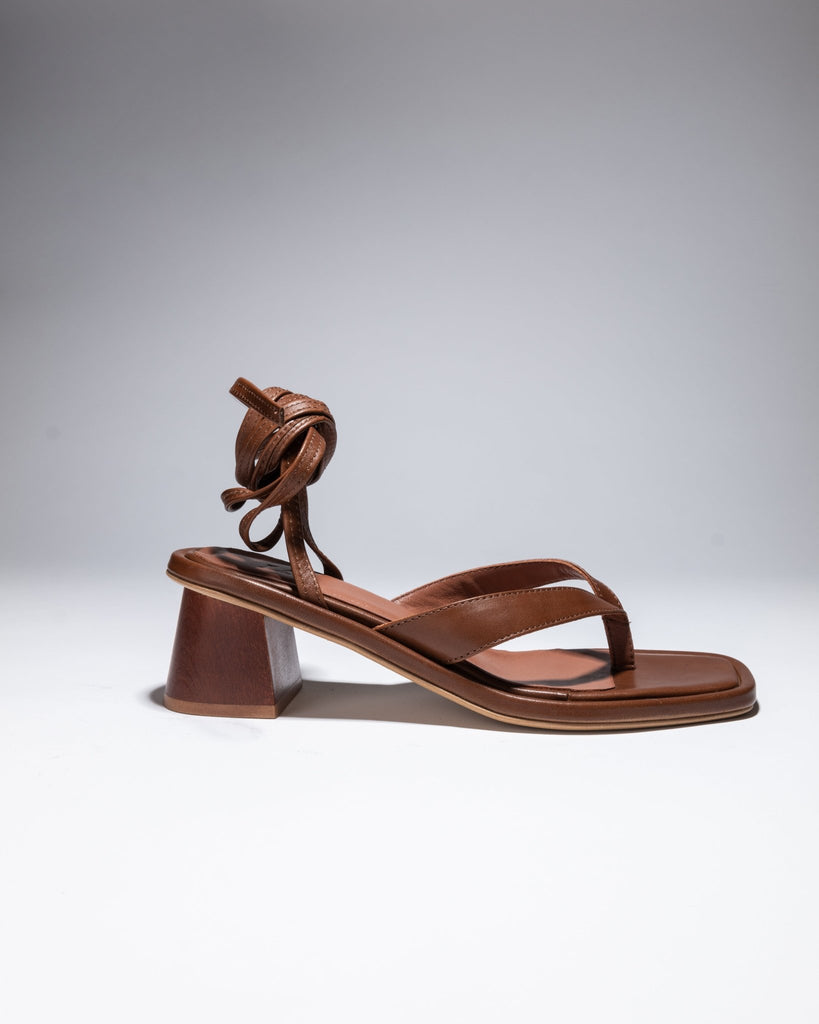 EILAT HEEL Nut Brown - LAX