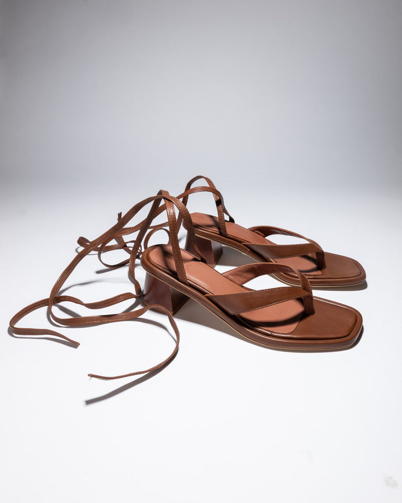 EILAT HEEL Nut Brown - LAX