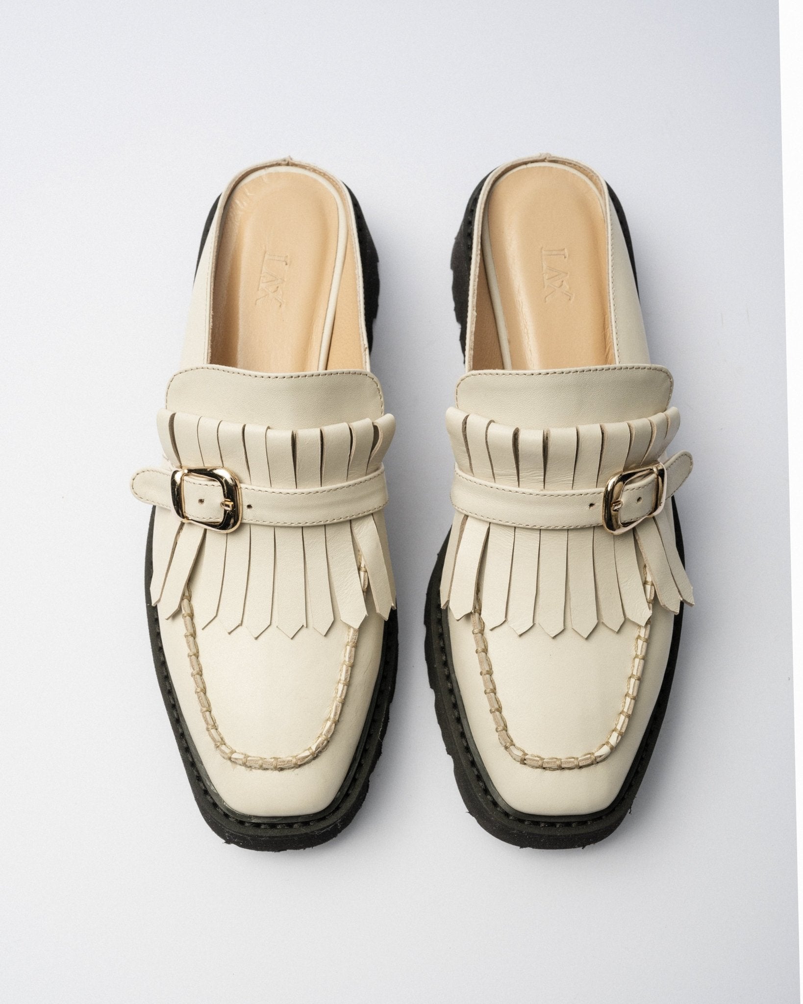 FUZZY MULES Cream - LAX