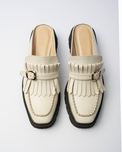 FUZZY MULES Cream - LAX