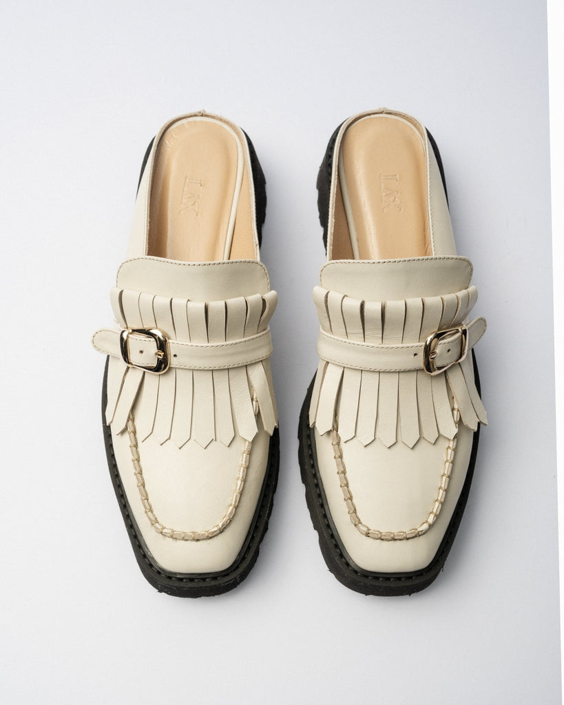 FUZZY MULES Cream - LAX