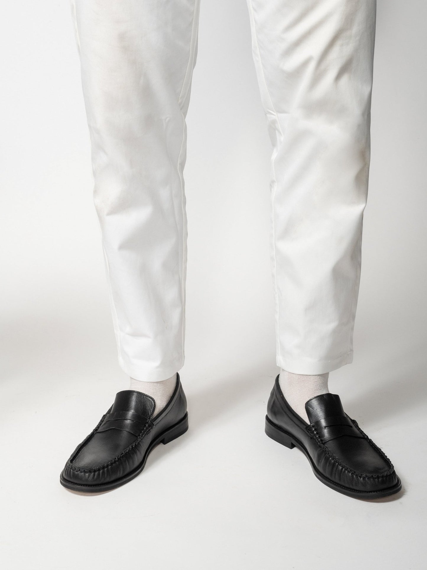 JEAN MAN LOAFERS Black - LAX