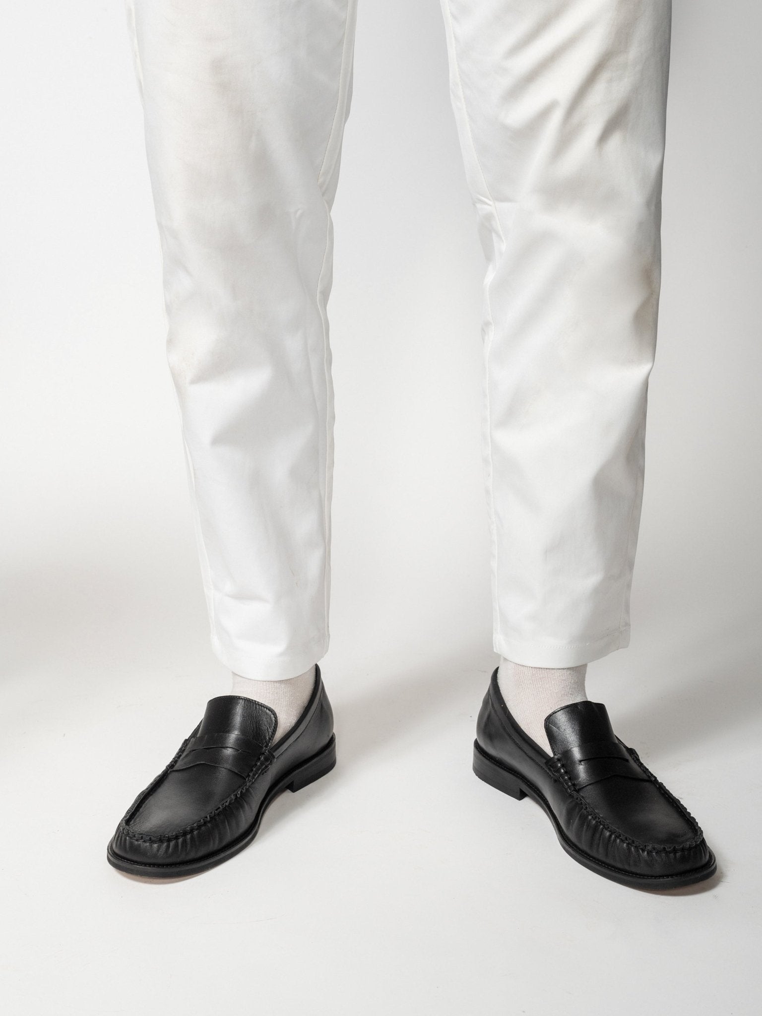 JEAN MAN LOAFERS Black - LAX