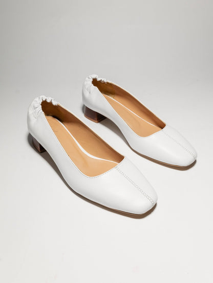 MAGGIE Pumps White - LAX