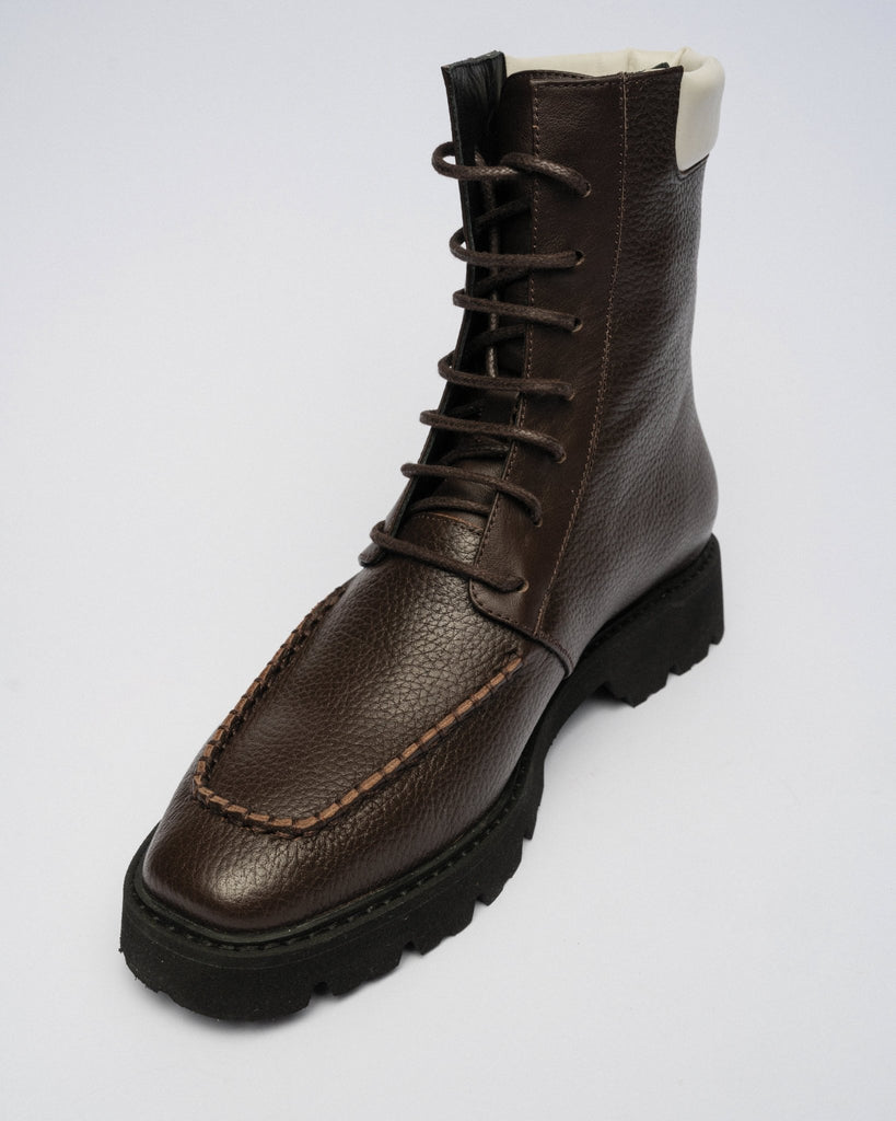 OLIVE BOOT Brown Combo - LAX