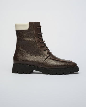 OLIVE BOOT Brown Combo - LAX