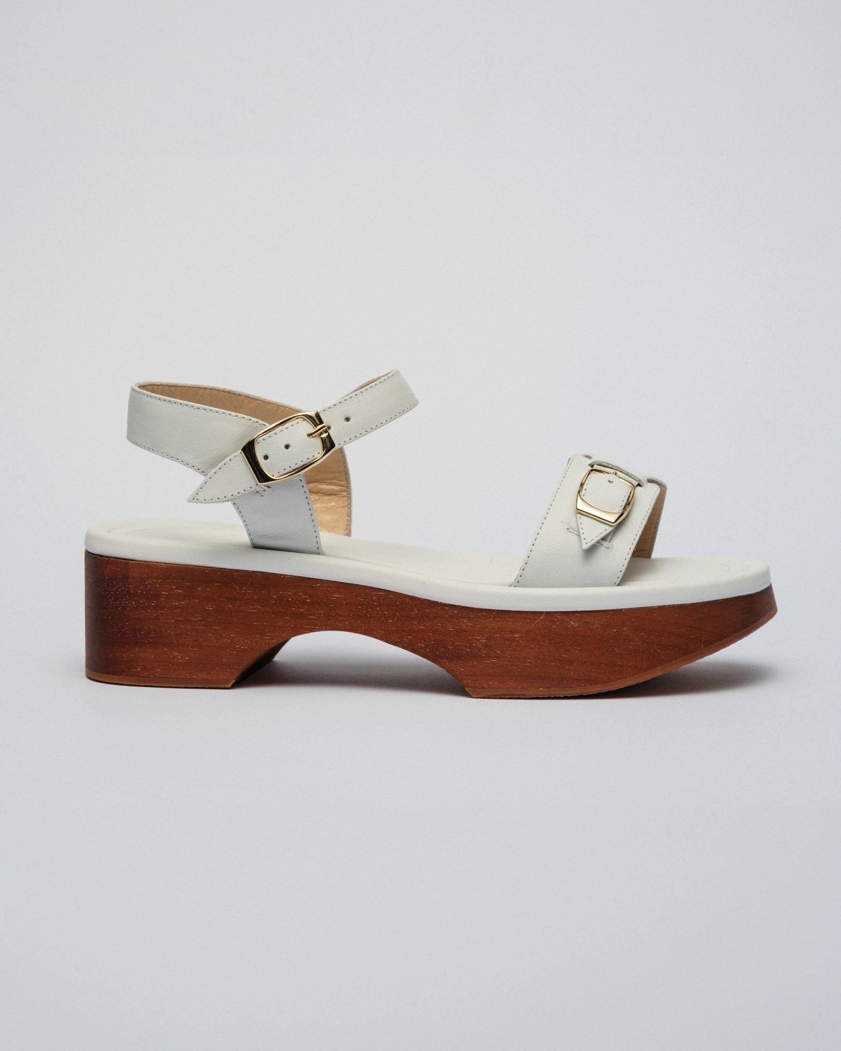 PARDES SANDAL CLOGGY PLATFORM White - LAX