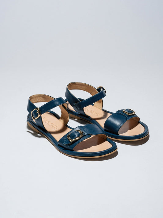 PARDES SUN - dals Petrol blue Smooth Leather - LAX