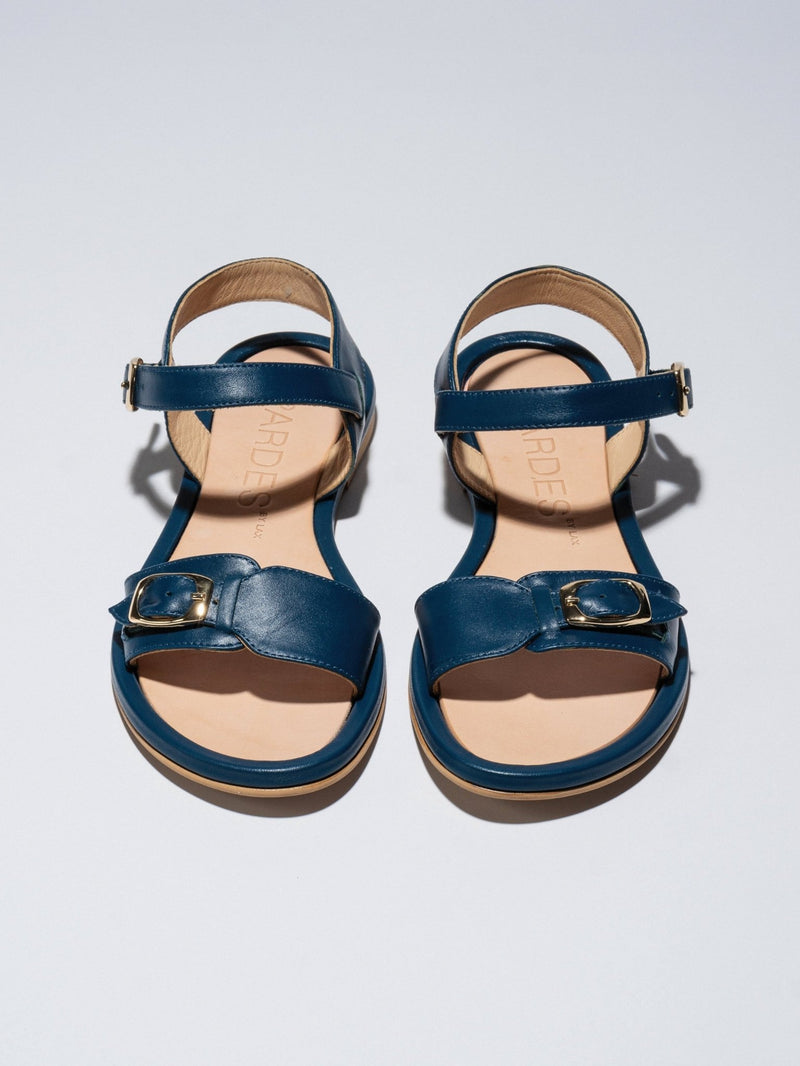 PARDES SUN - dals Petrol blue Smooth Leather - LAX