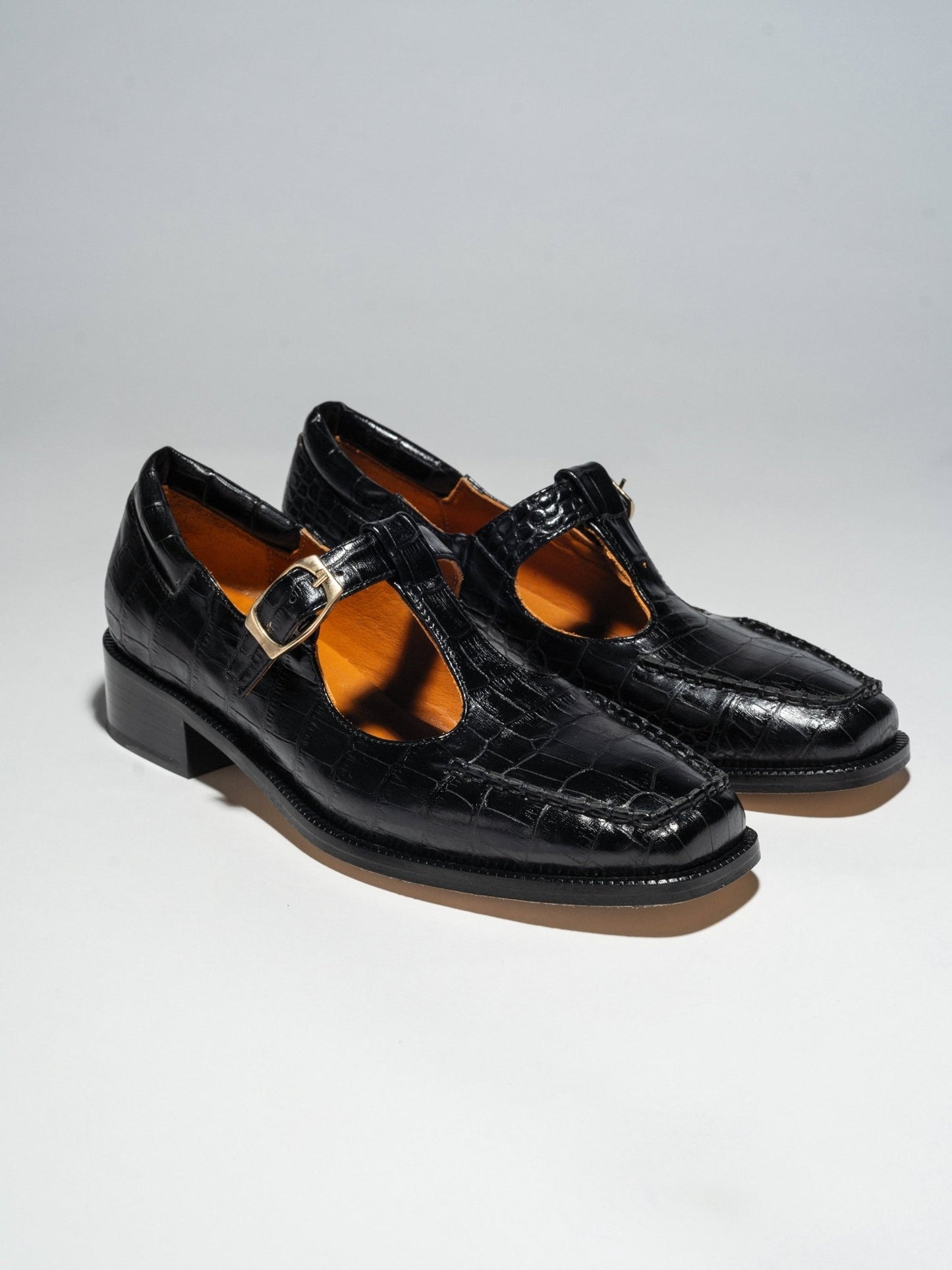 SAM T - BAR Black Croc - LAX