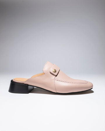 TEDDY'S FLAT MULES Nude - LAX